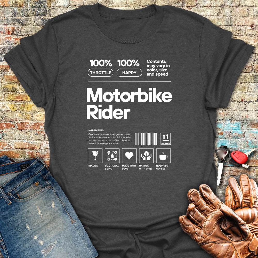 100% Motorbike Rider T-Shirt