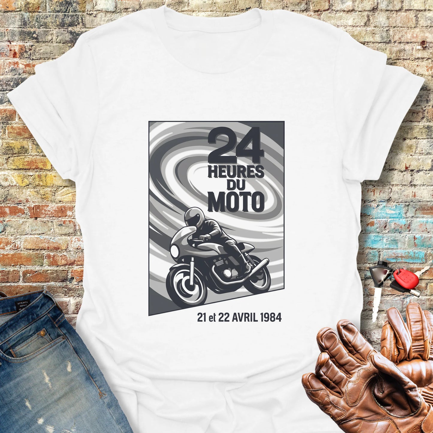 24 Heures T-Shirt - White