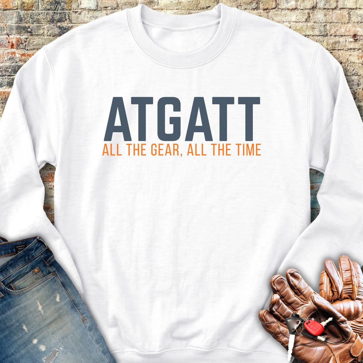 ATGATT Sweatshirt - White