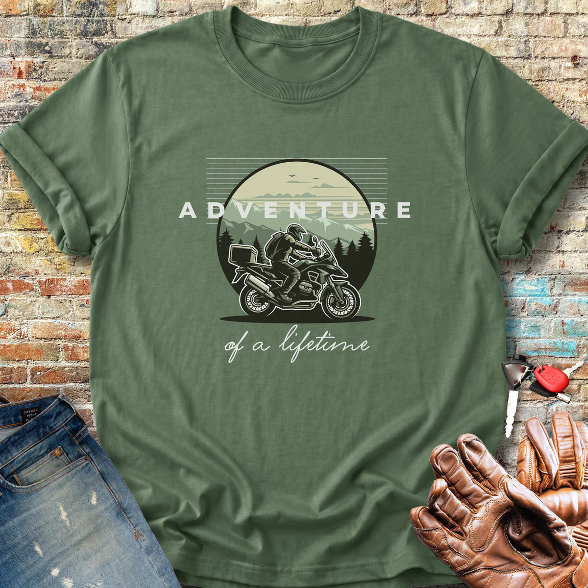 Adventure Of A Lifetime Classic T-Shirt - Military Green