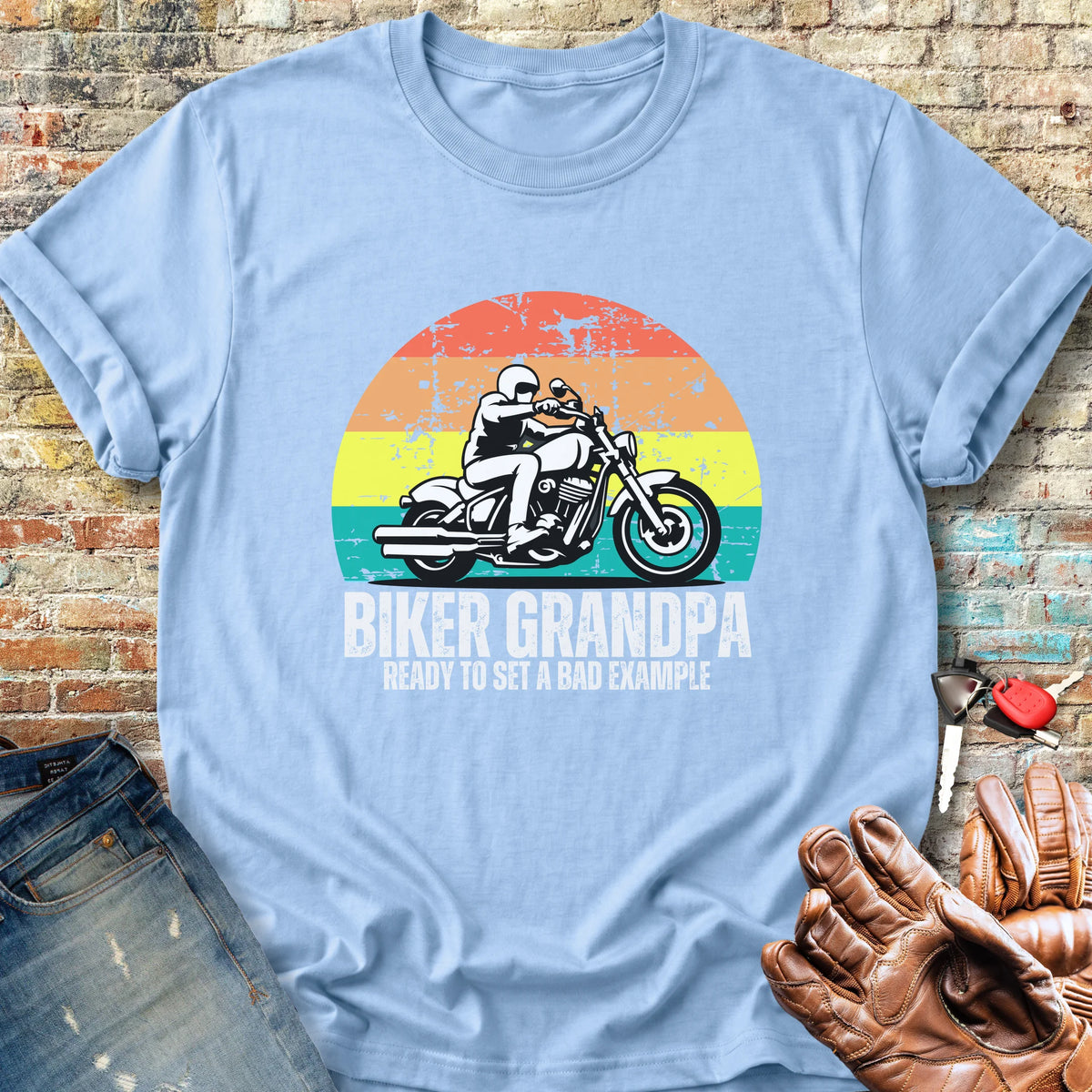 Bad Example Classic T-Shirt - Light Blue