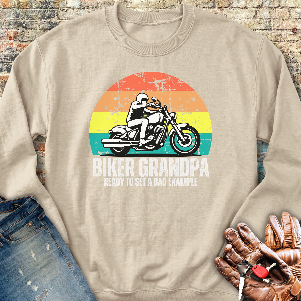 Bad Example Sweatshirt - Sand