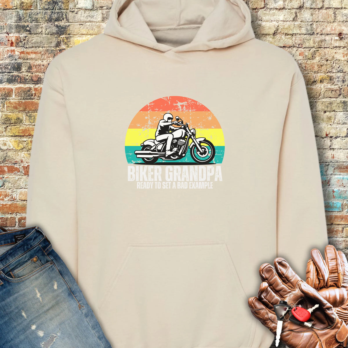 Bad Example Hoodie - Sand