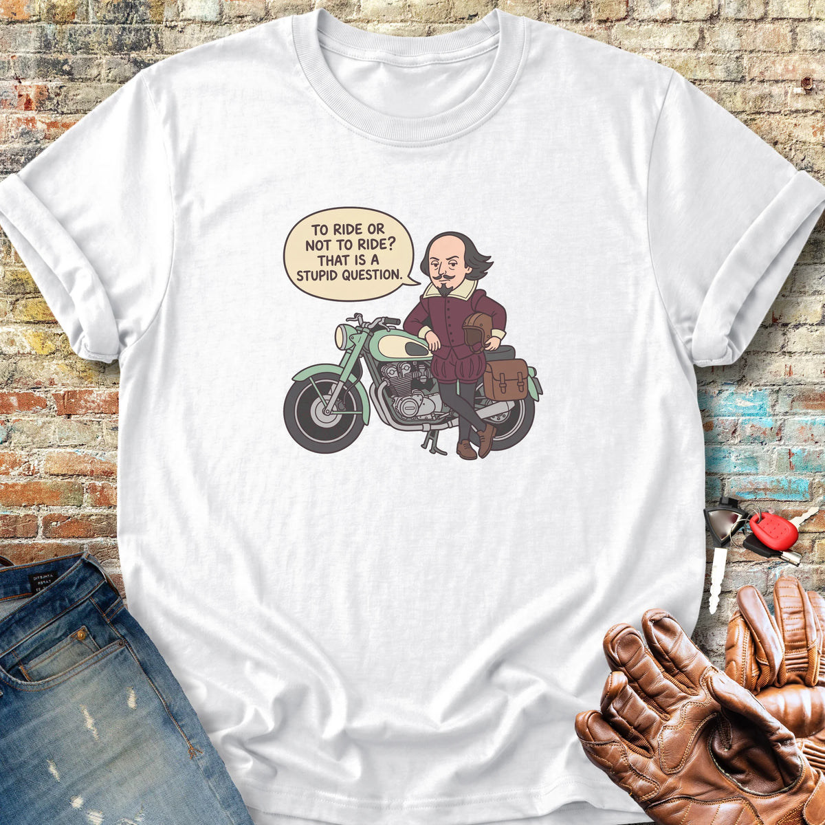 Bard Speech Bubble Classic T-Shirt - White