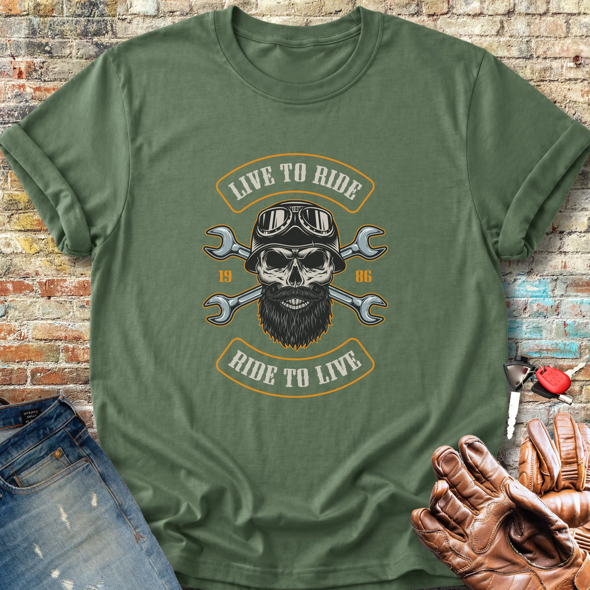 Beard Sweatshirt - Military Green
