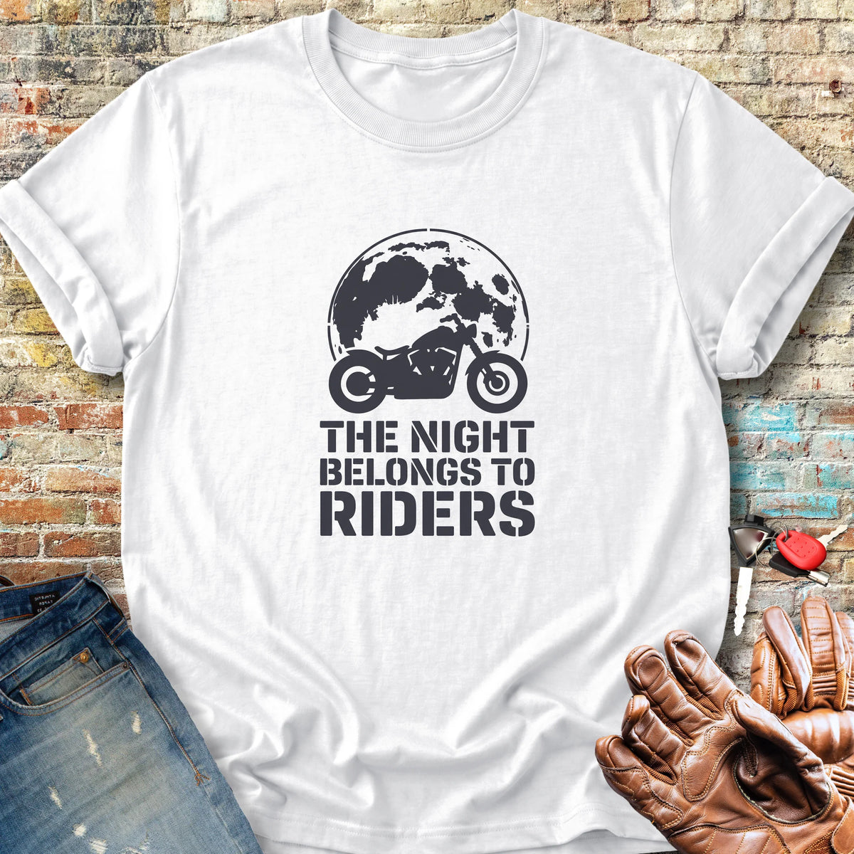 Belongs To Riders Classic T-Shirt - White