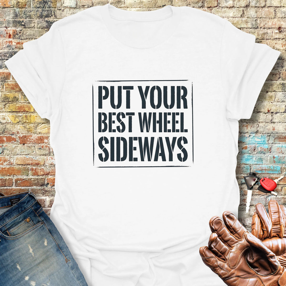 Best Wheel Softstyle T-Shirt - White