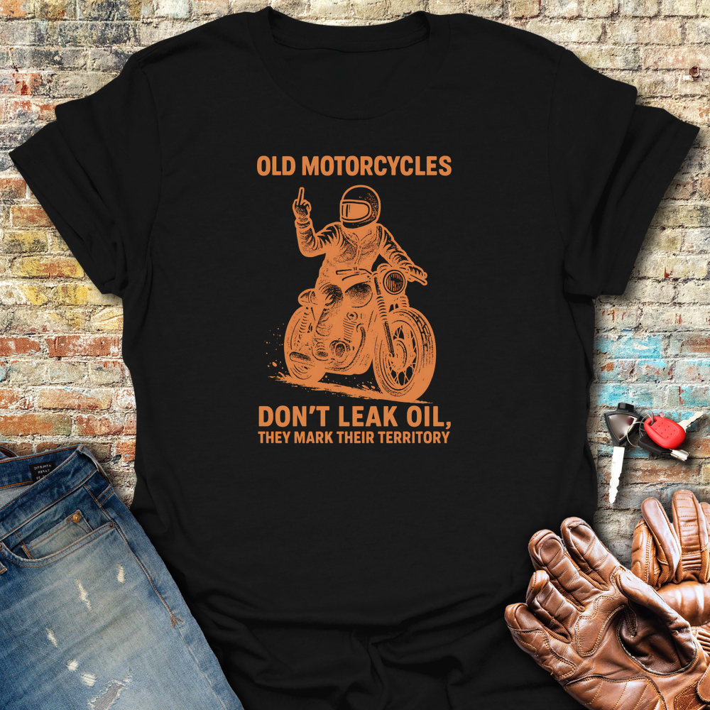Oil Leak T-Shirt - Black