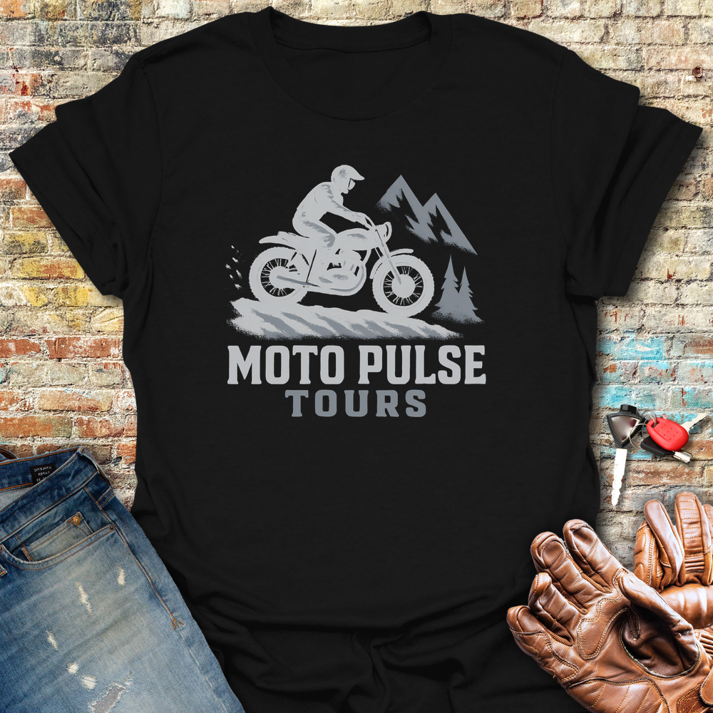 Moto Pulse T-Shirt - Black