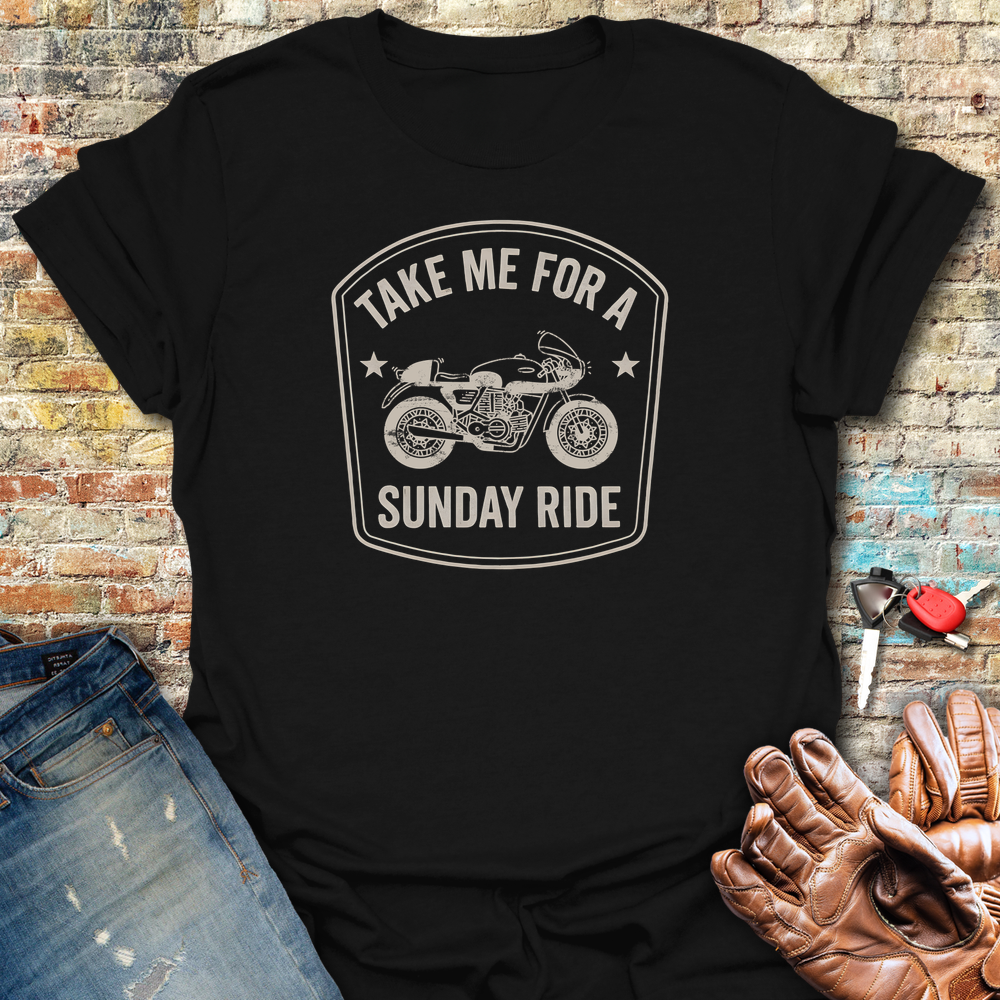 Sunday Ride T-Shirt - Black