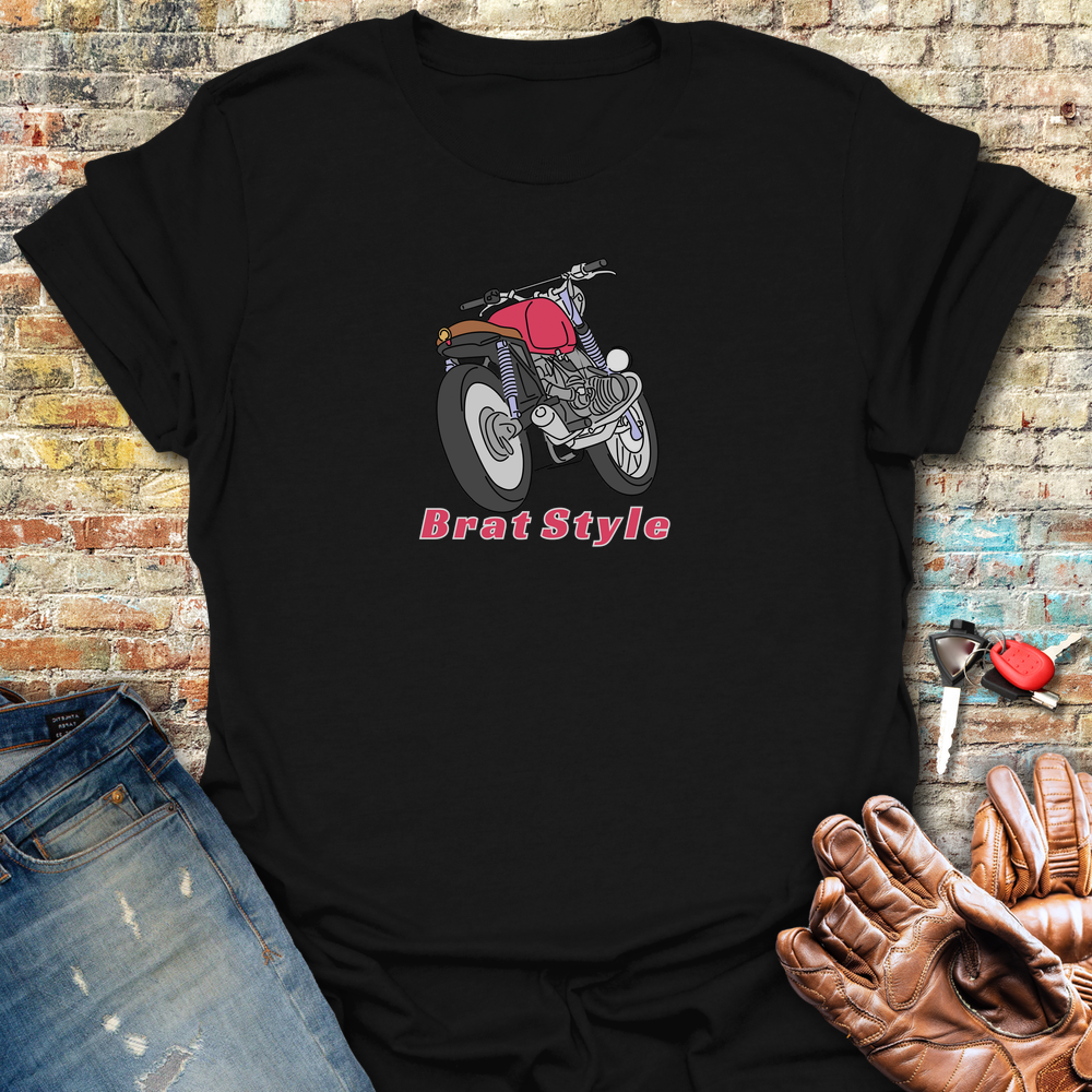 Brat Style Colour T-Shirt - Black