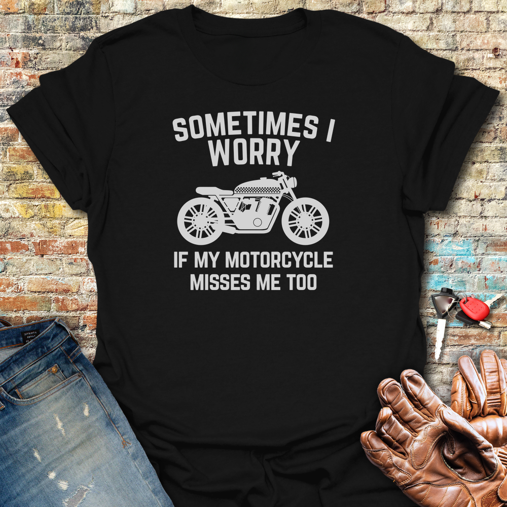 Sometimes Cafe T-Shirt - Black