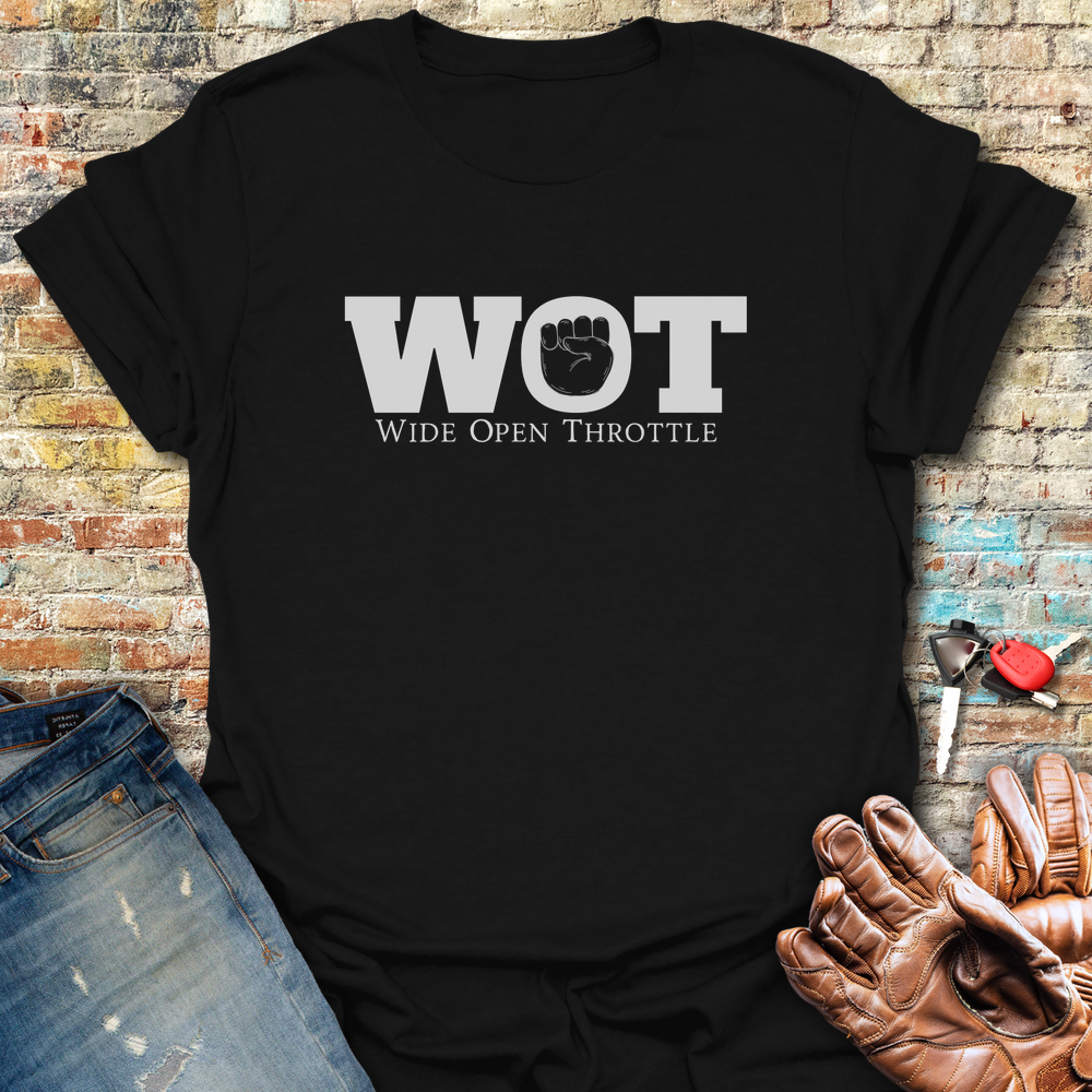 Wide Open T-Shirt - Black