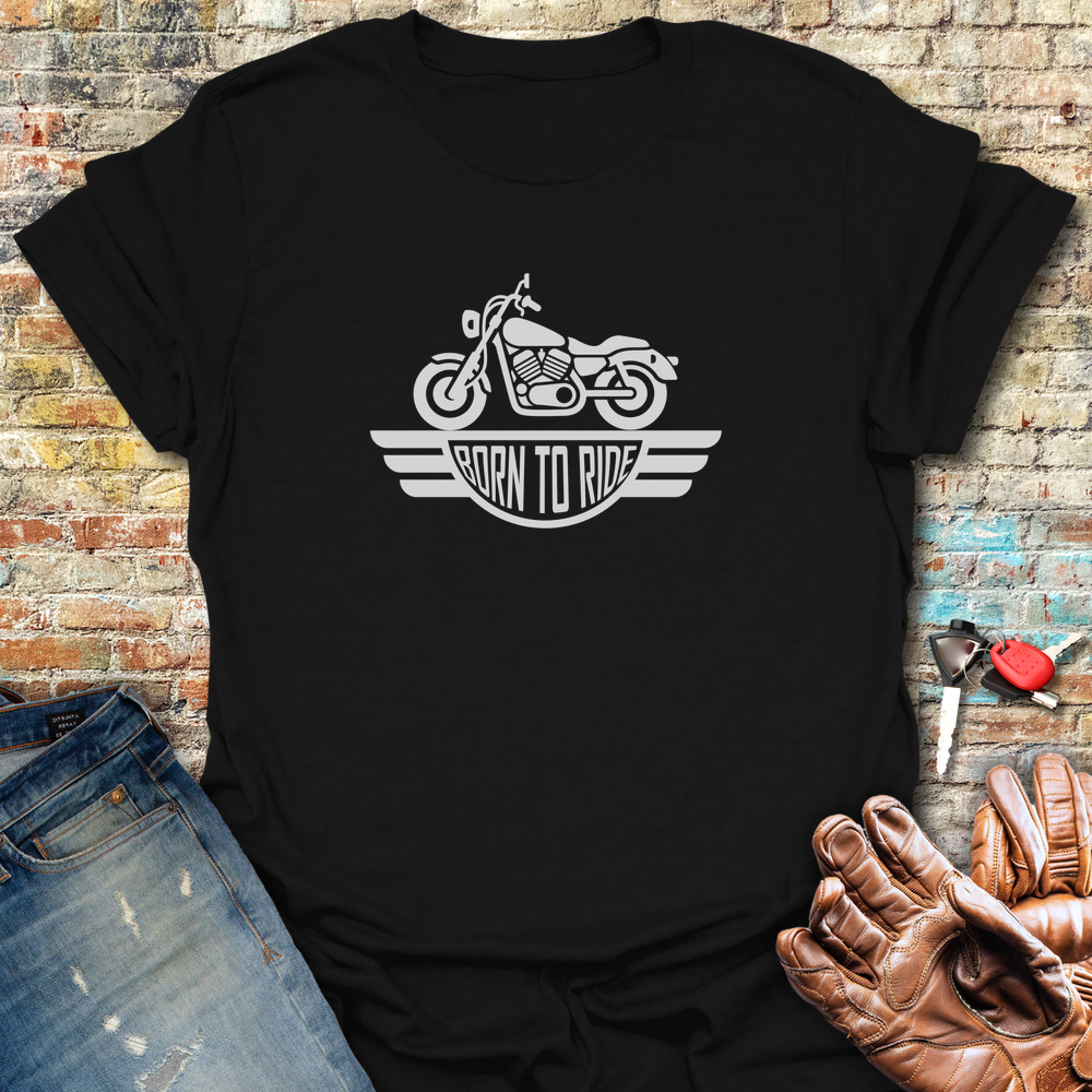 Born To Ride T-Shirt - Black