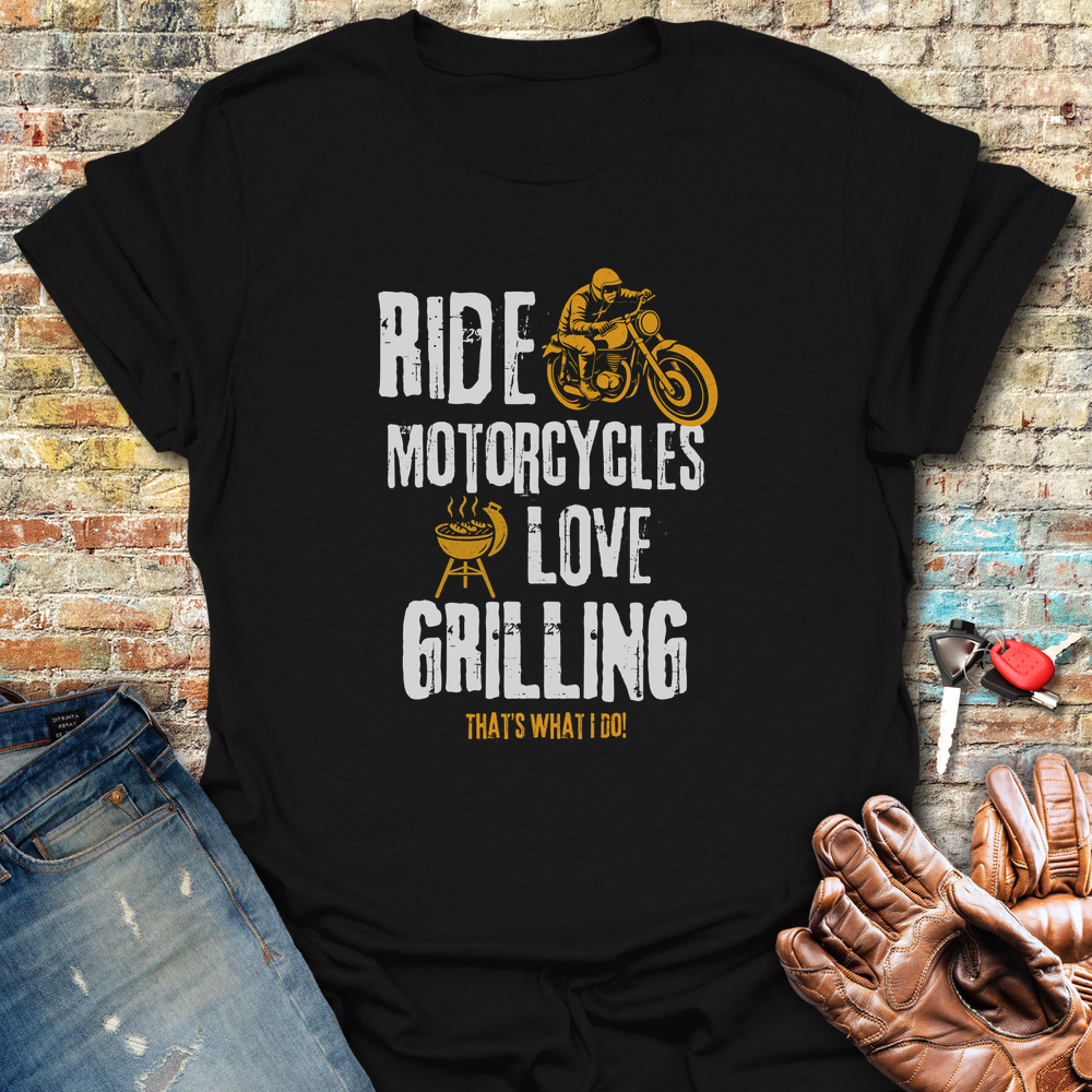 Love Grilling T-Shirt - Black