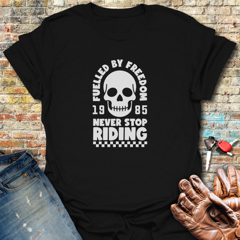 Fuelled By Freedom T-Shirt - Black