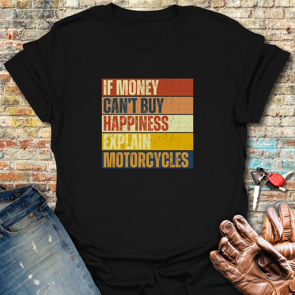 Happiness Block T-Shirt - Black