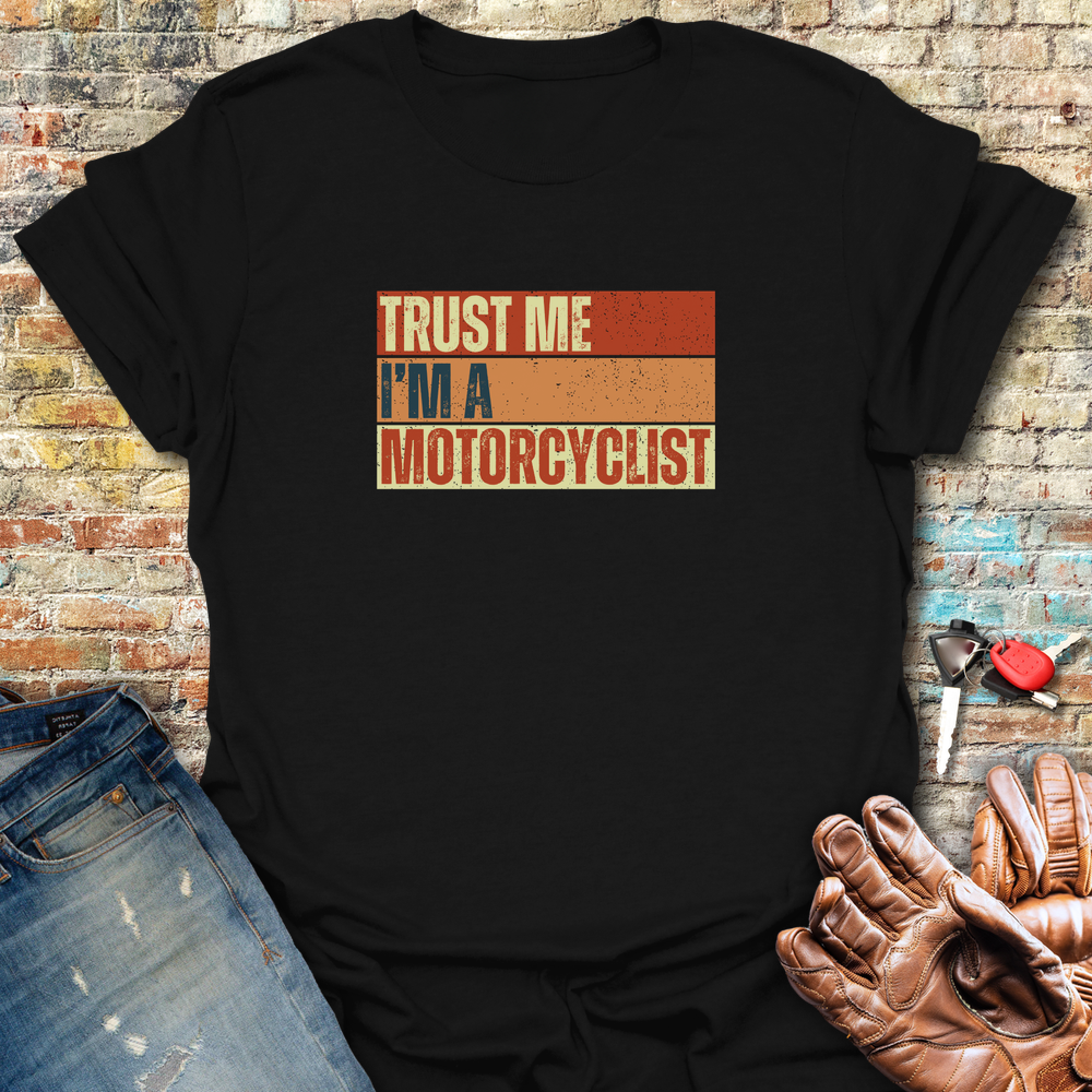 Trust Me Block T-Shirt - Black