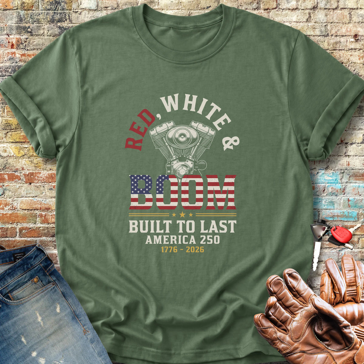 Boom 250 Classic T-Shirt - Military Green