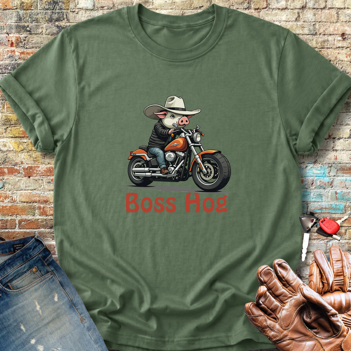 Boss Hog Classic T-Shirt - Military Green