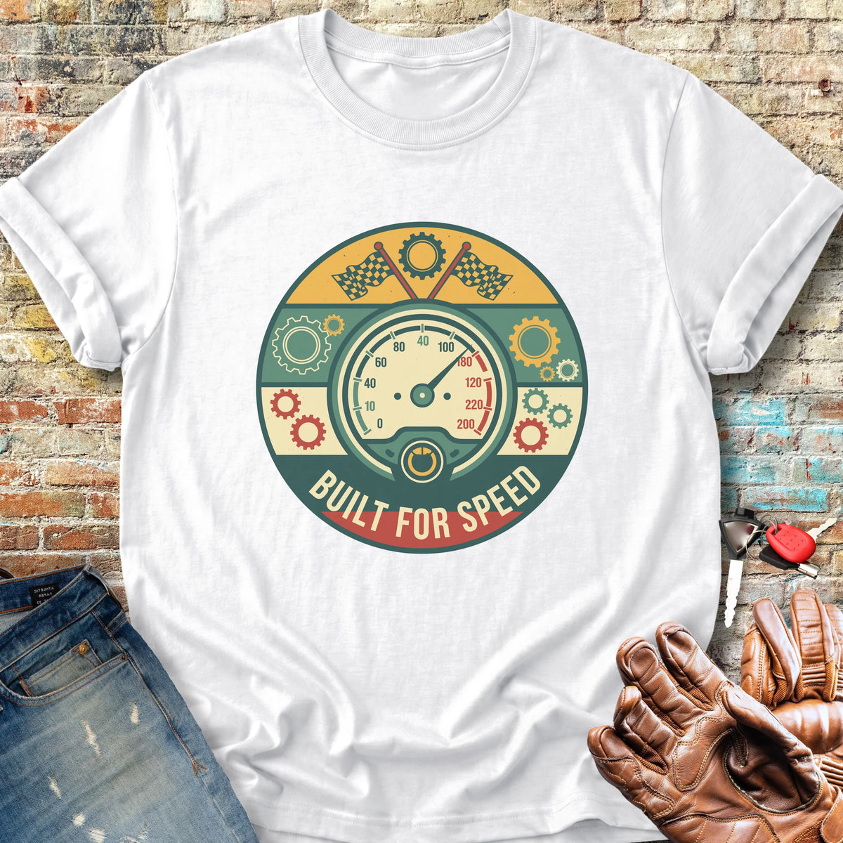 Built For Speed Classic T-Shirt - White
