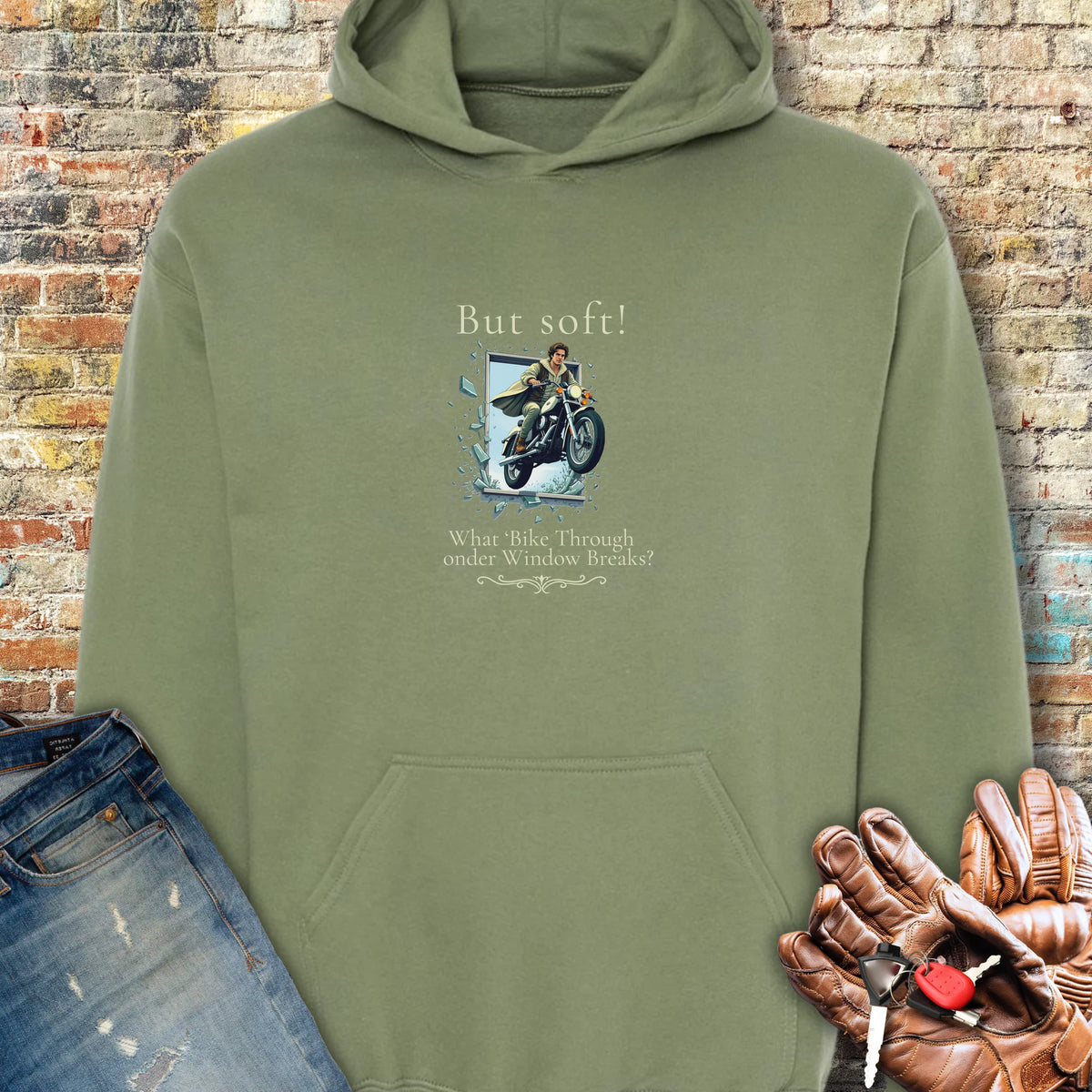 But Soft Hoodie - Military Green