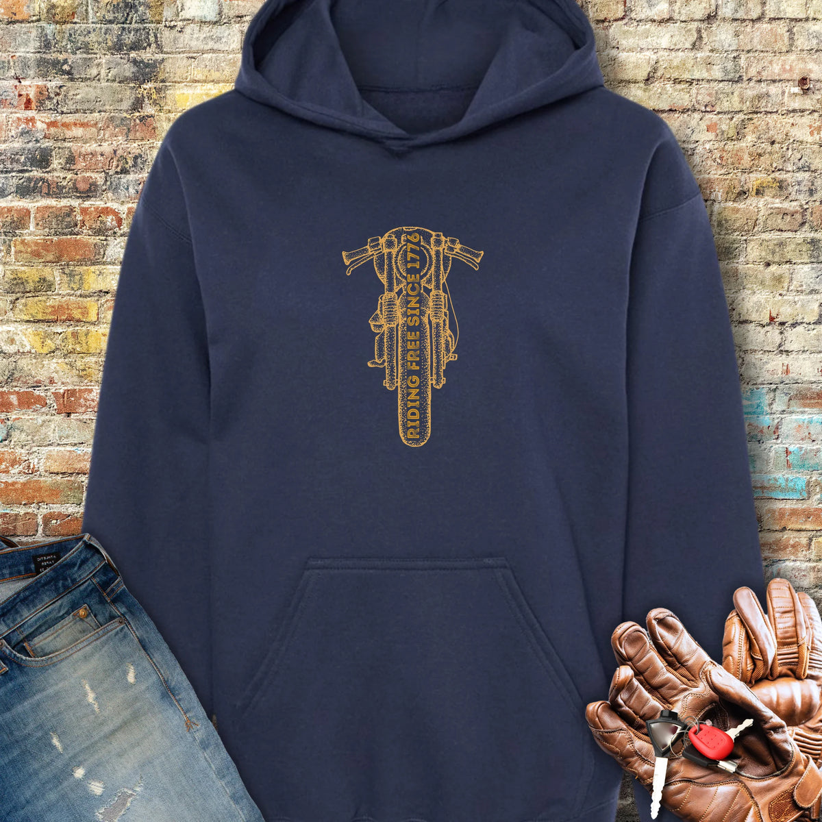 Cafe Racer 250 Hoodie - Navy