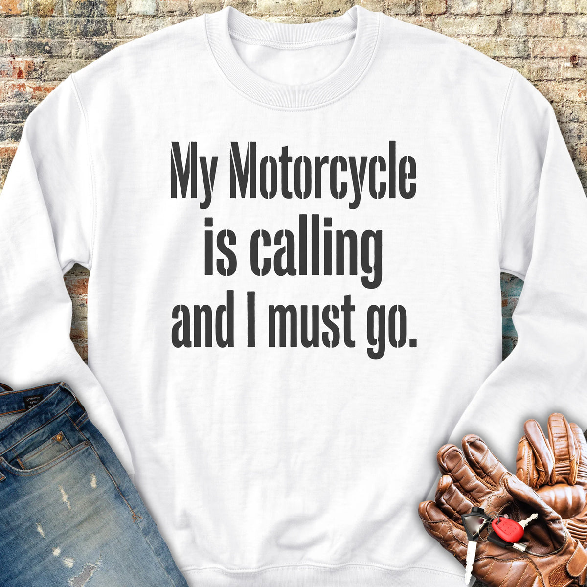 Calling Sweatshirt - White
