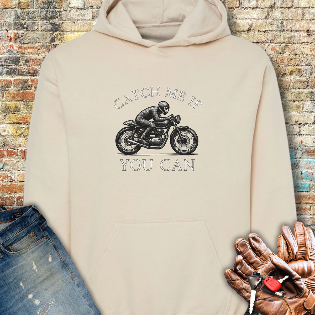 Catch Me Hoodie - Sand