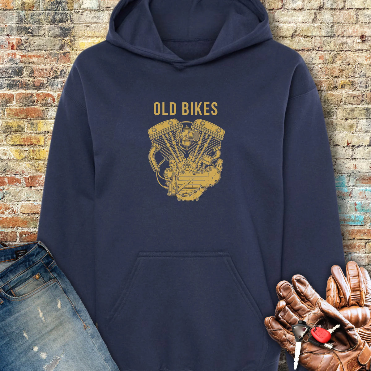 Character Included Hoodie - Navy
