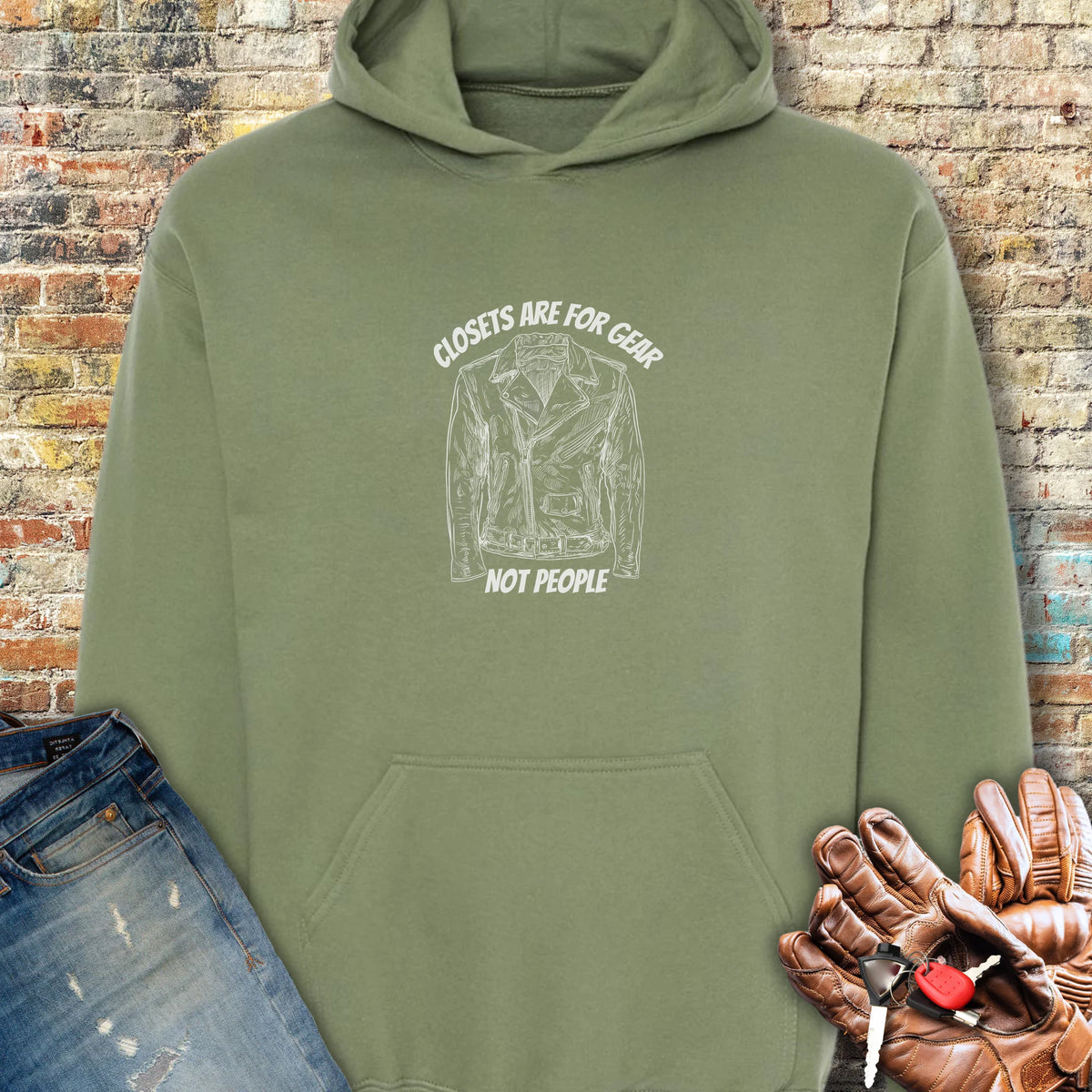 Closets Hoodie - Military Green