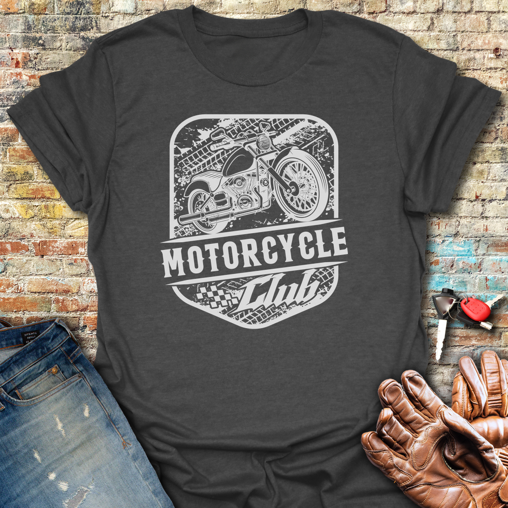 Motorcycle Club T-Shirt - Dark Heather