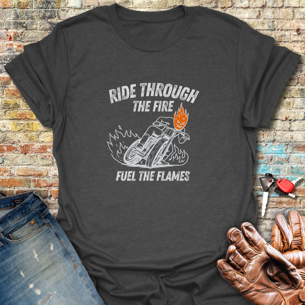 Fuel The Flames T-Shirt - Dark Heather