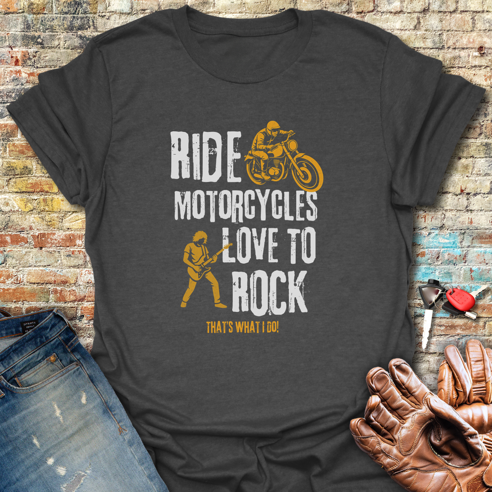 Love To Rock T-Shirt - Dark Heather
