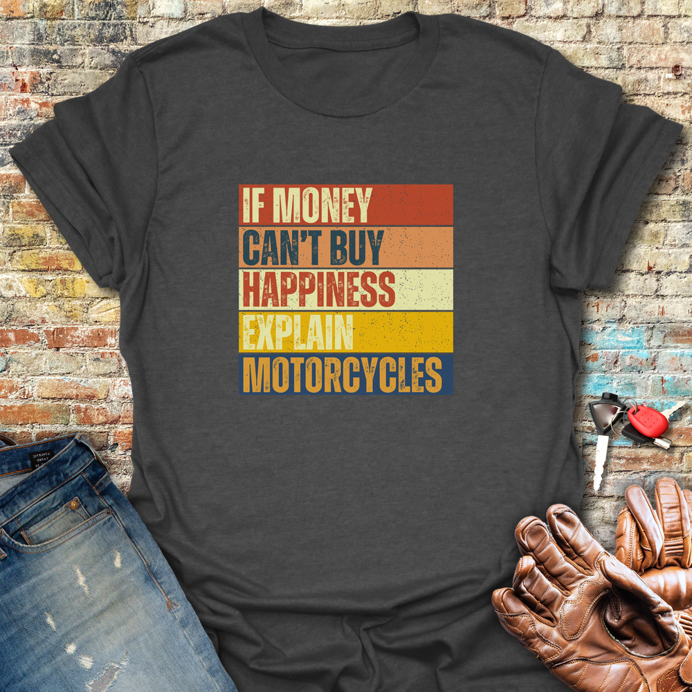 Happiness Block T-Shirt - Dark Heather