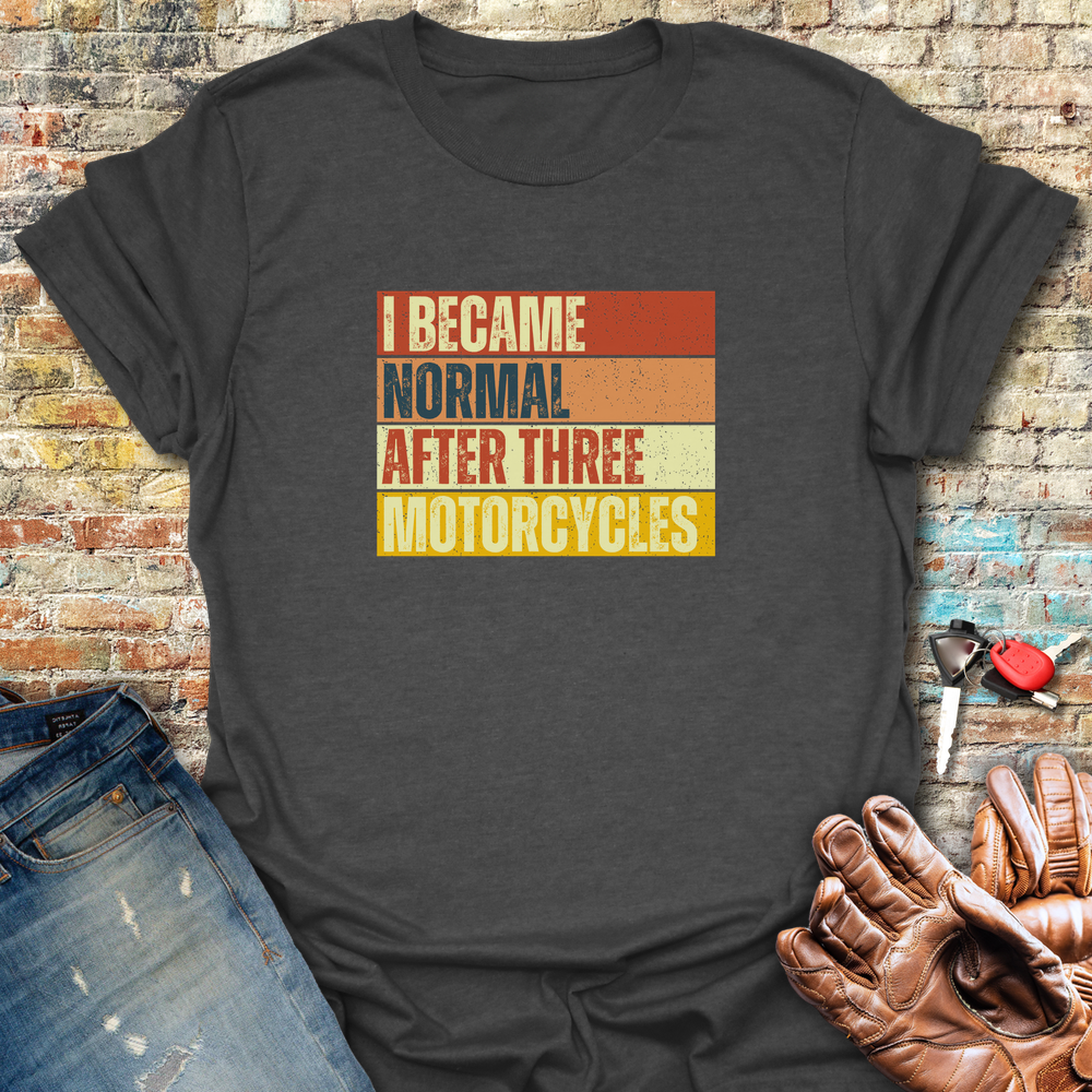 Becoming Normal Block T-Shirt - Dark Heather