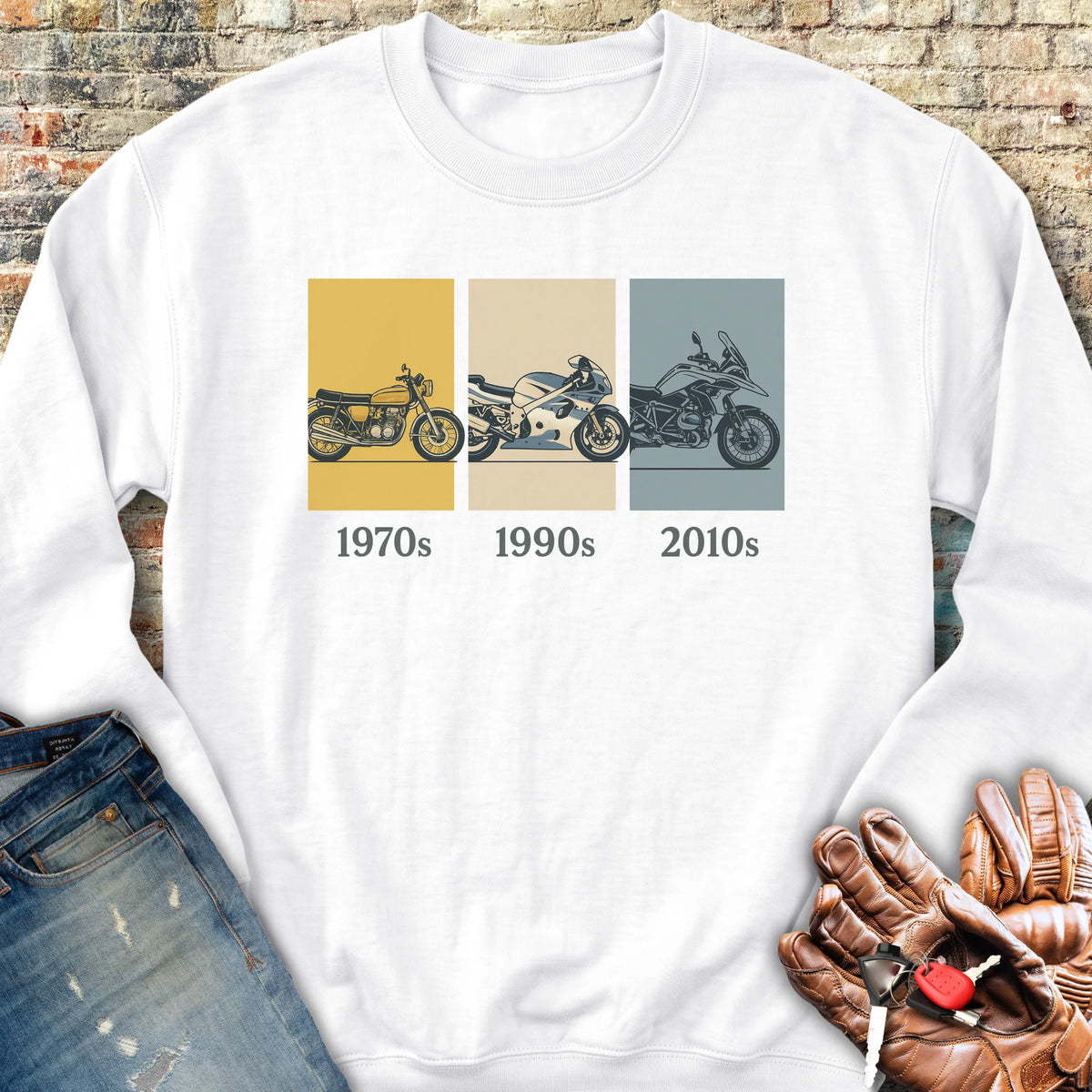Decades Sweatshirt - White