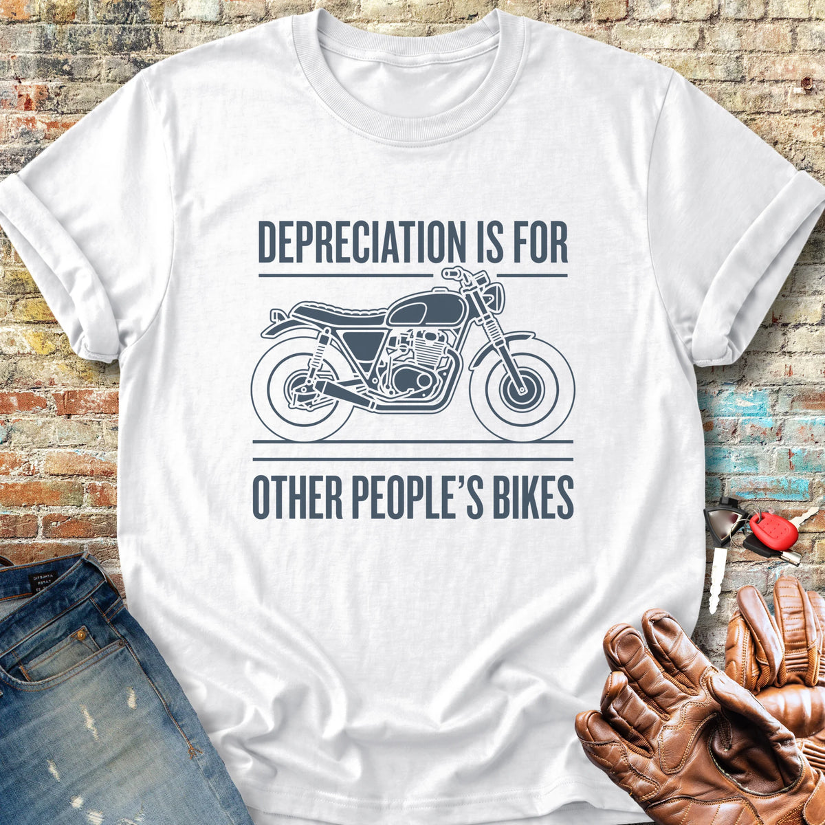 Depreciation Classic T-Shirt - White