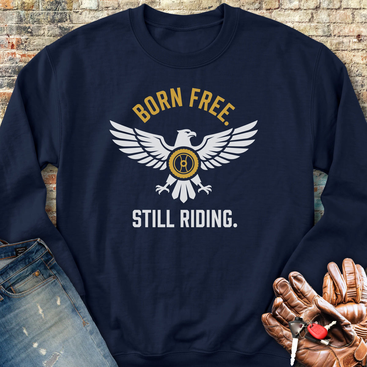 Eagle 250th Sweatshirt - Navy