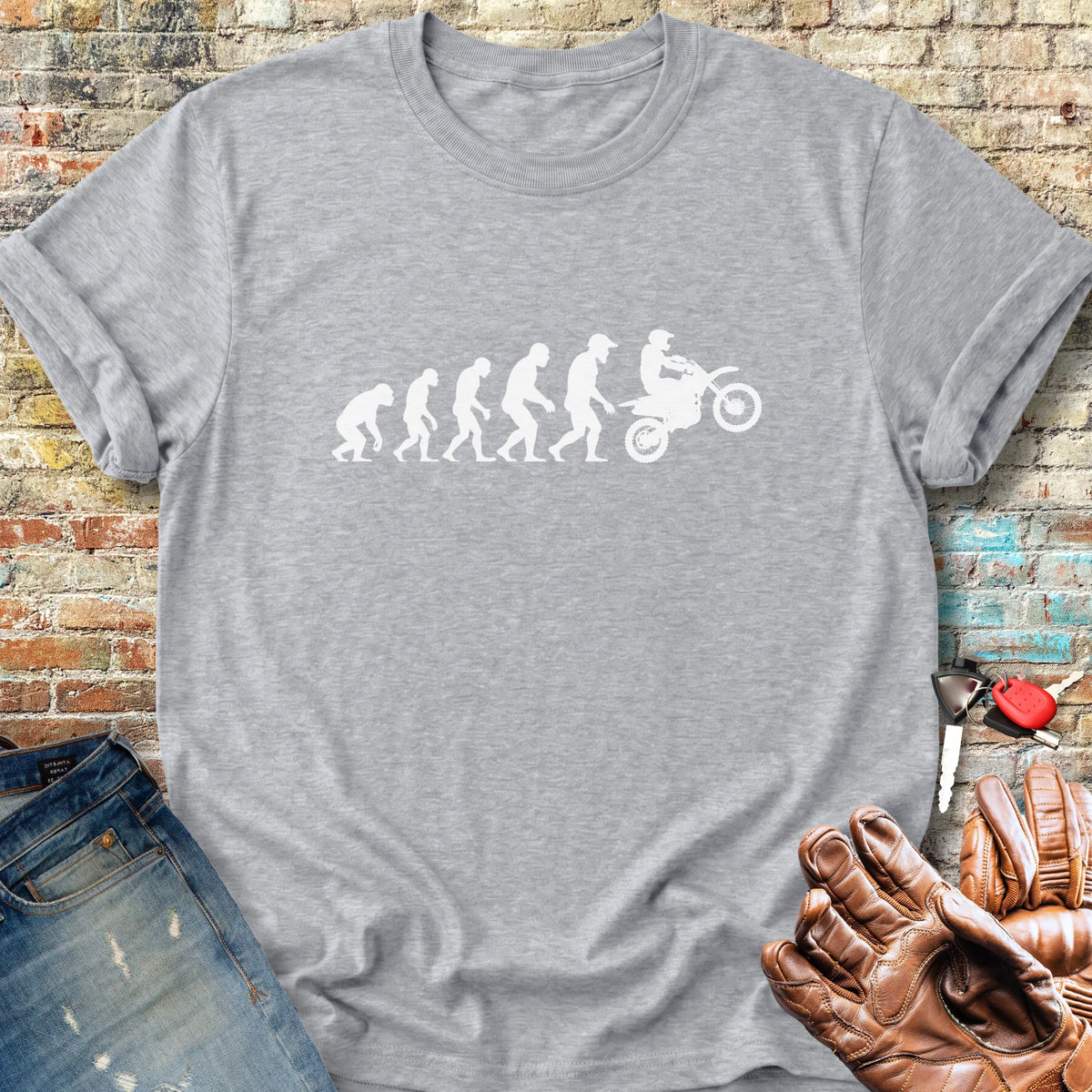 Evolution (MotoX) Classic T-Shirt - Sport Grey