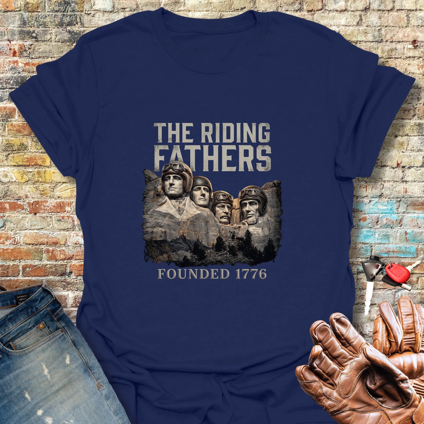 Fathers 1776 T-Shirt - Navy