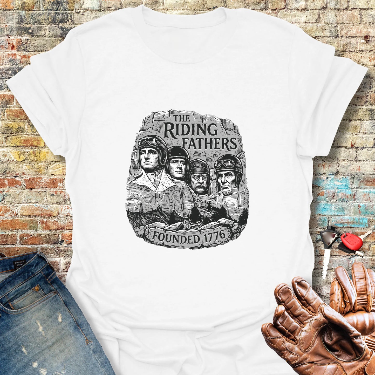 Fathers In Rock T-Shirt - White