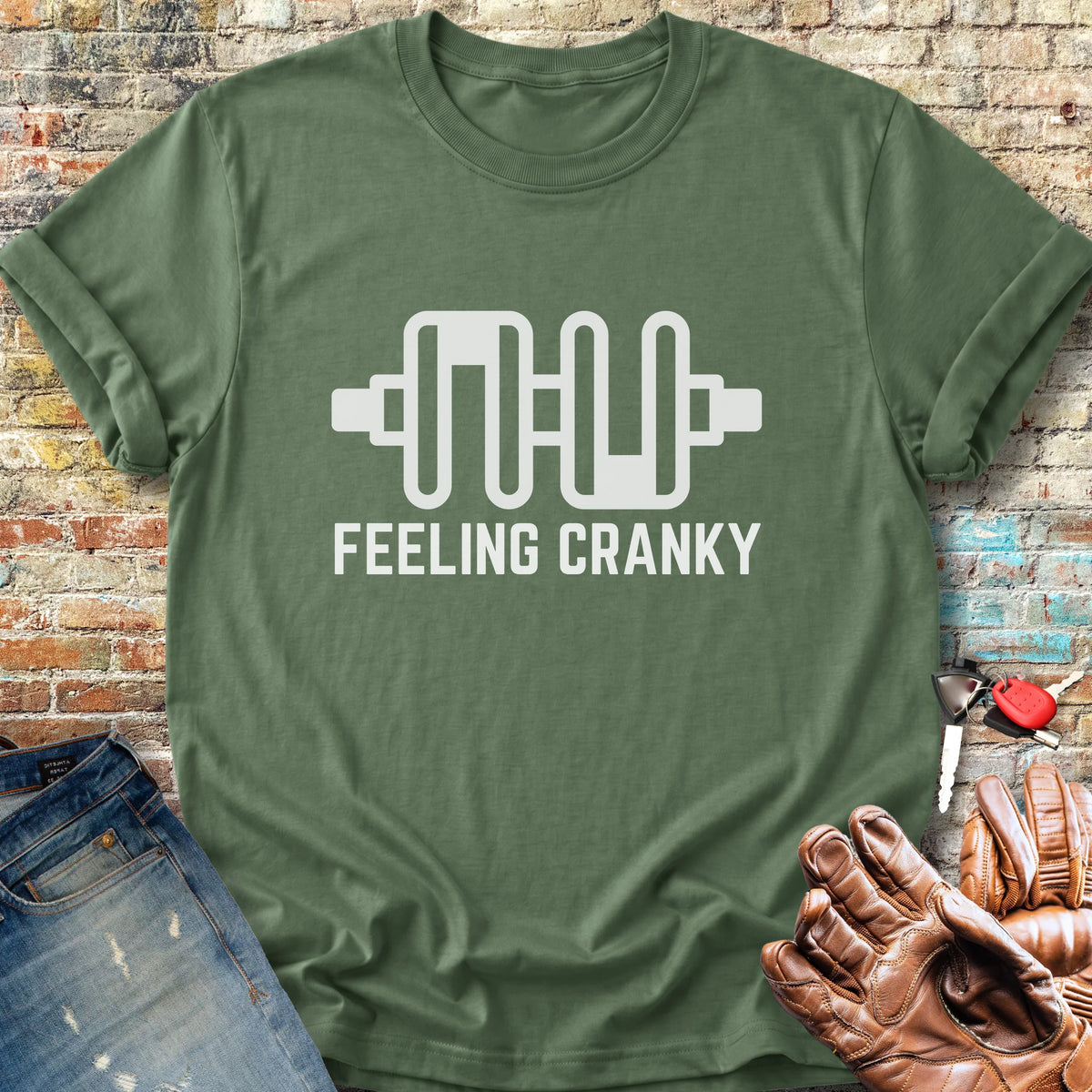 Feeling Cranky Classic T-Shirt - Military Green