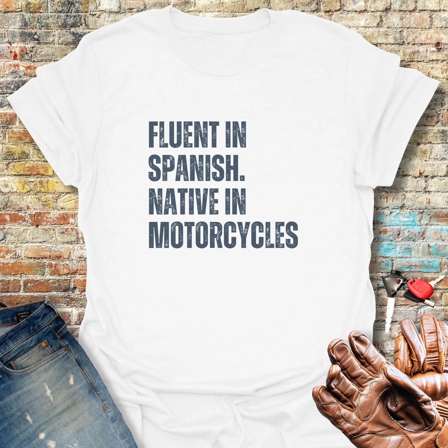 Fluent In Spanish T-Shirt - White