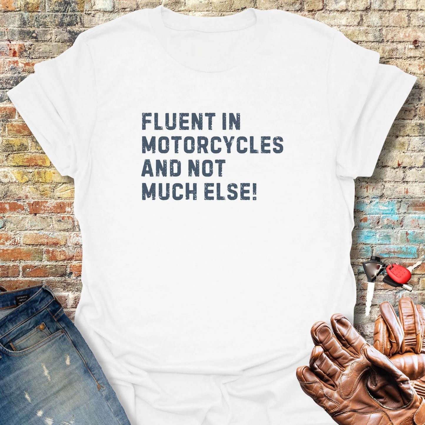 Fluent (Text) T-Shirt - White