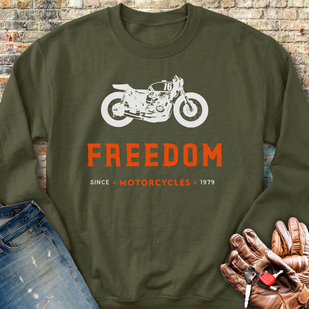 Freedom Sweatshirt - Military Green