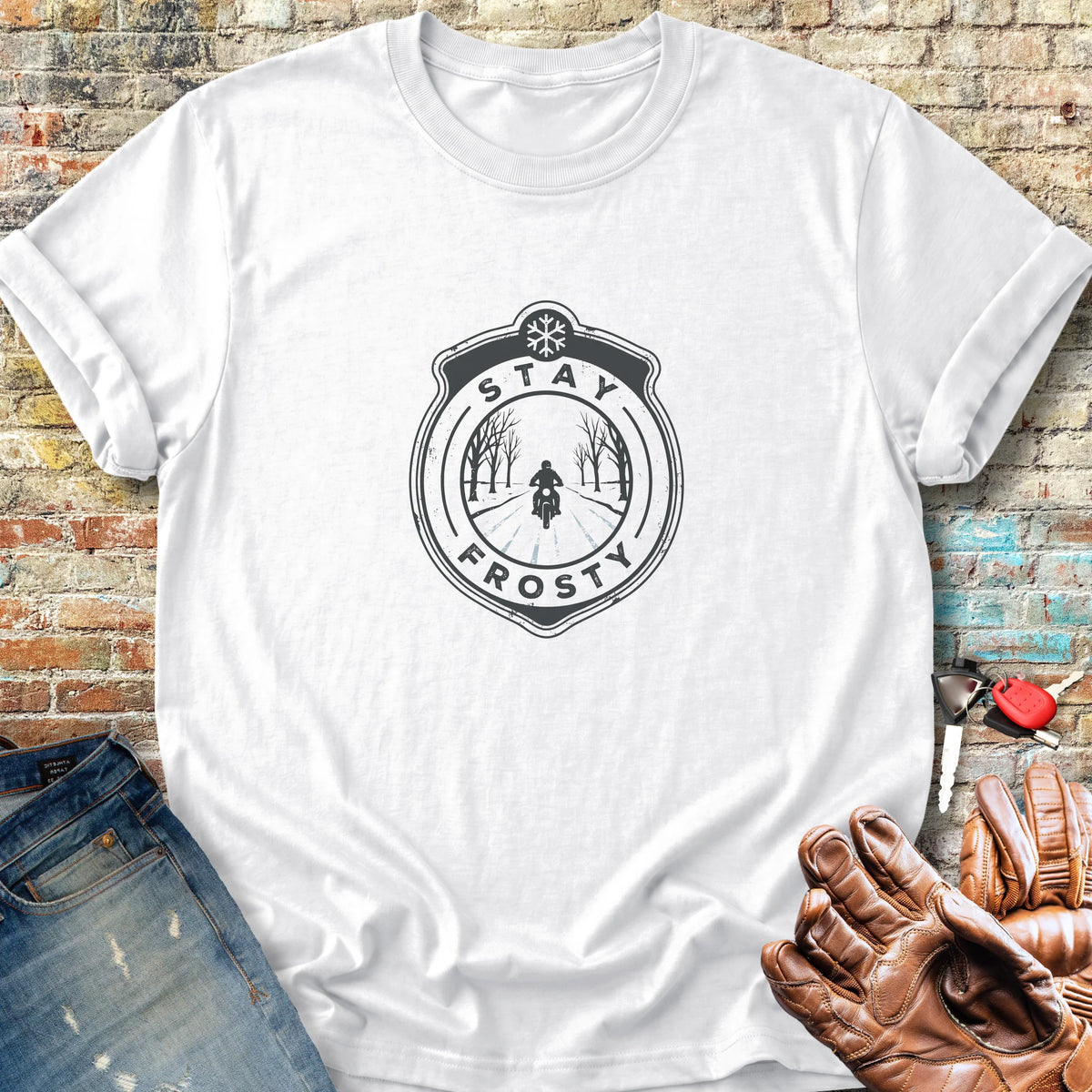 Frosty Patch Classic T-Shirt - White
