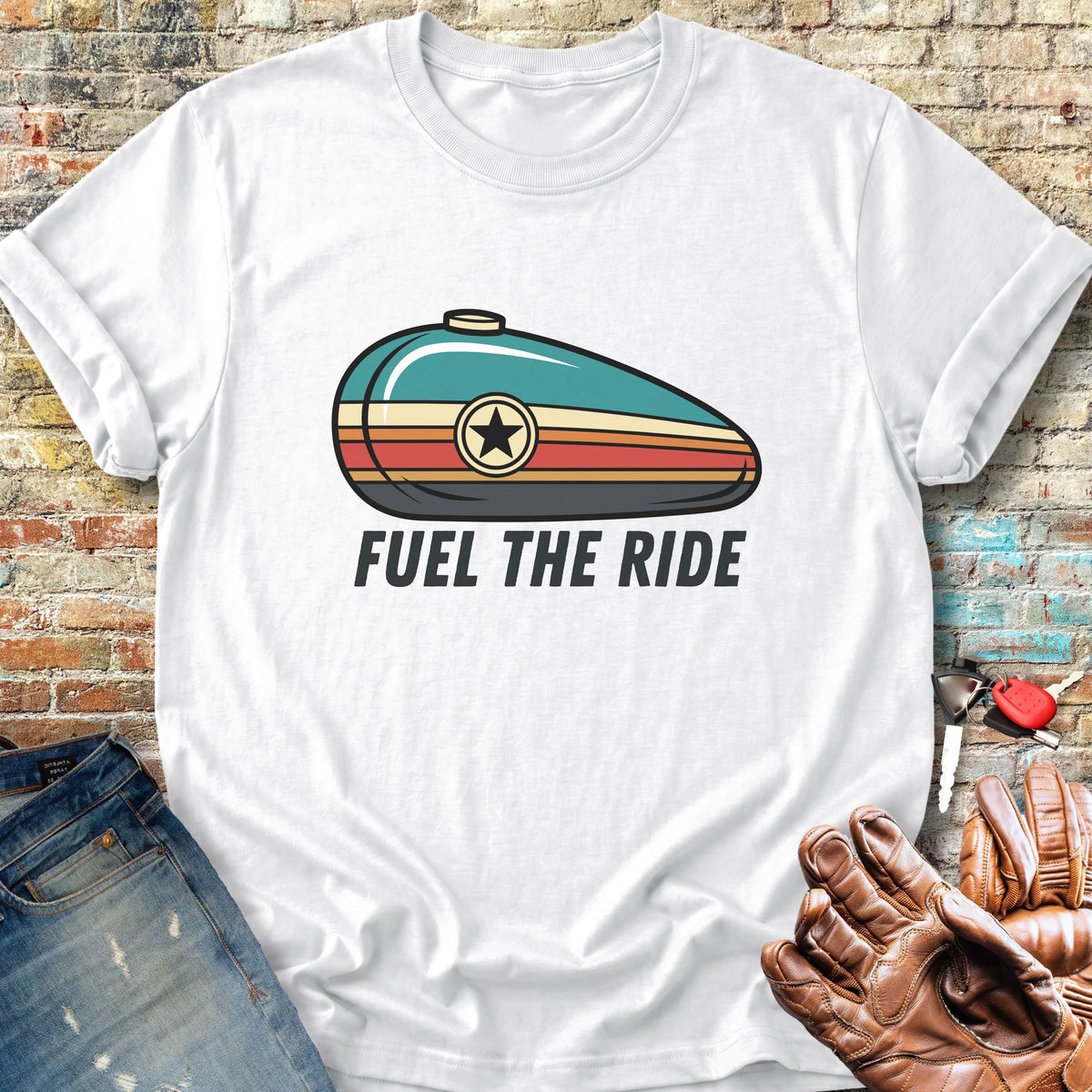 Fuel The Ride Classic T-Shirt - White