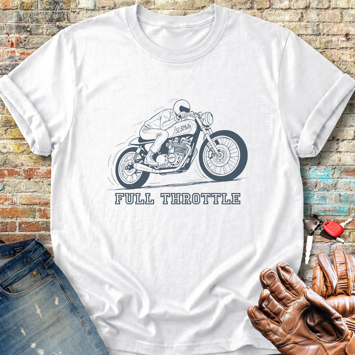 Full Throttle Classic T-Shirt - White