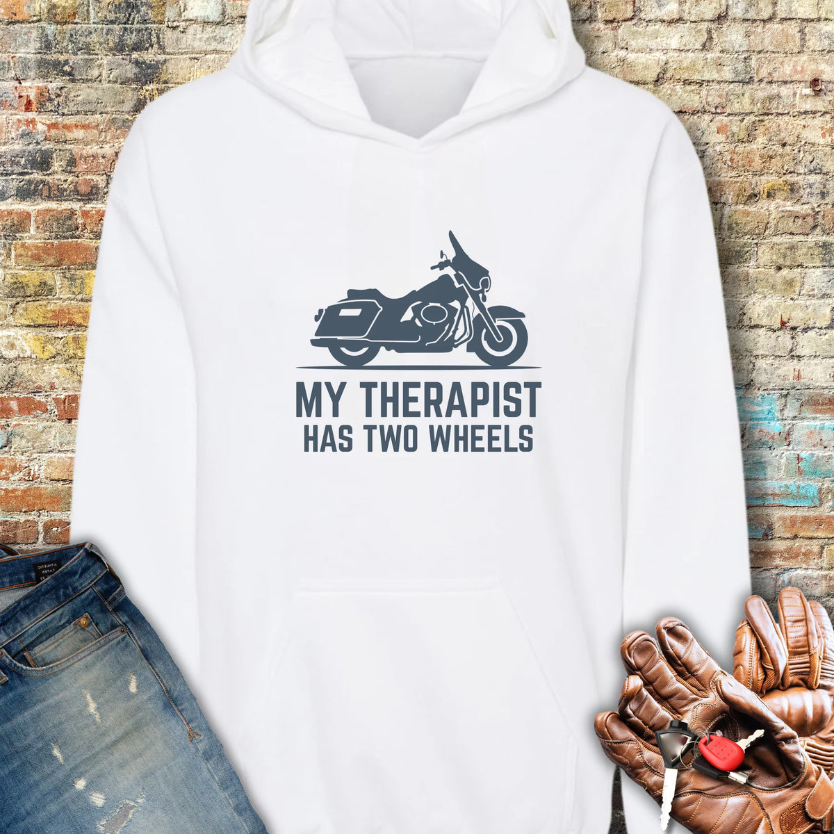 Glide Therapy Hoodie - White